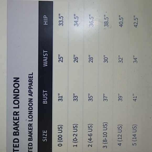 Ted Baker Women Dress Size 2 Size Small 4-6 US - Picture 10 of 10